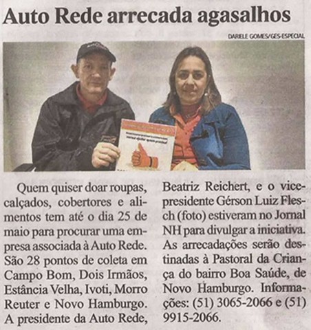 AutoRede no Jornal NH