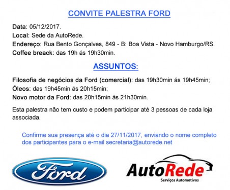 Palestra Ford