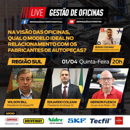 Live Gestão de Oficinas