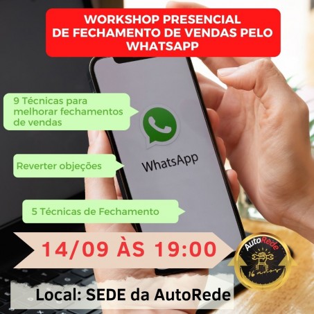 Treinamento de Fechamento de Vendas pelo WhatsApp.